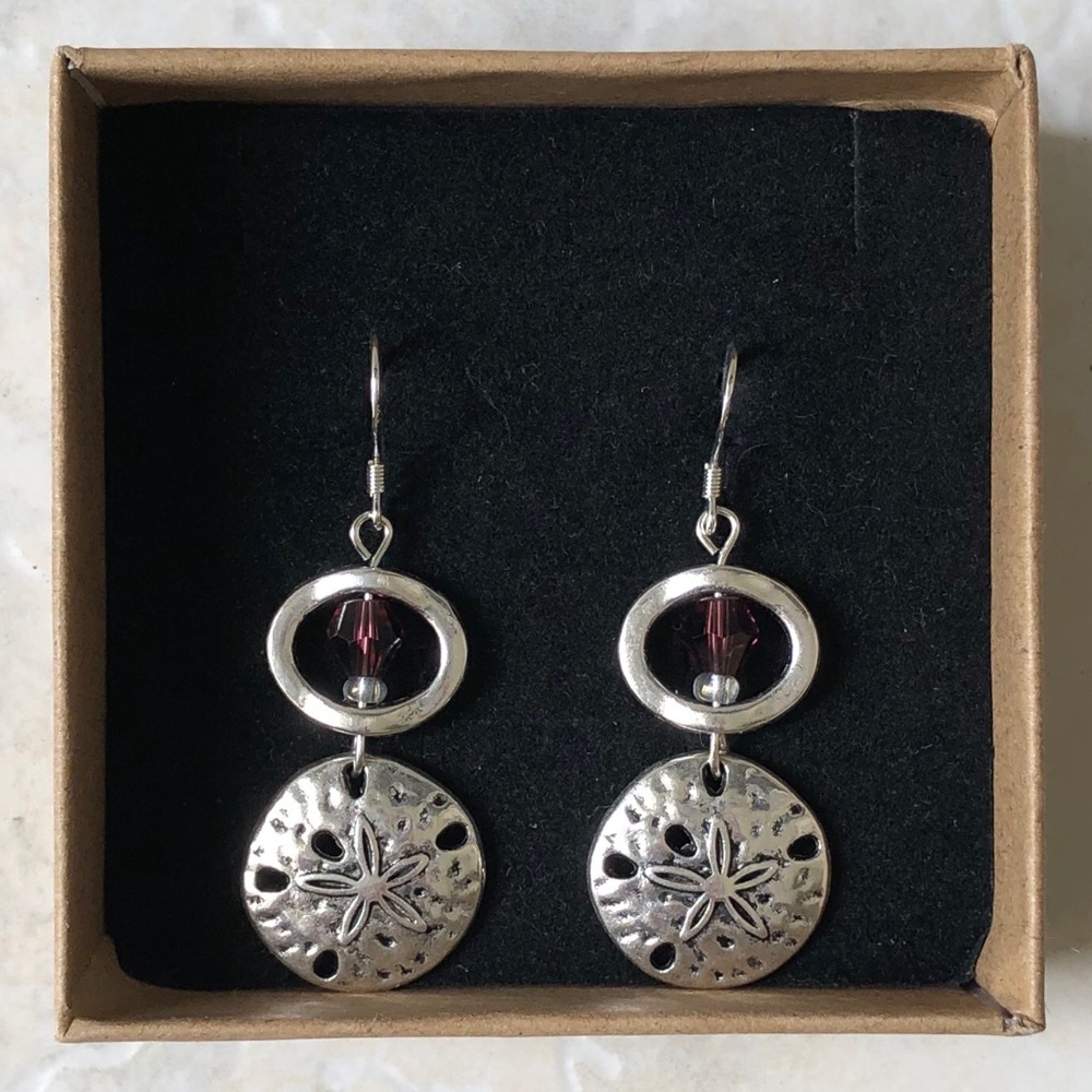 Swarovski Crystal and Silver Earrings